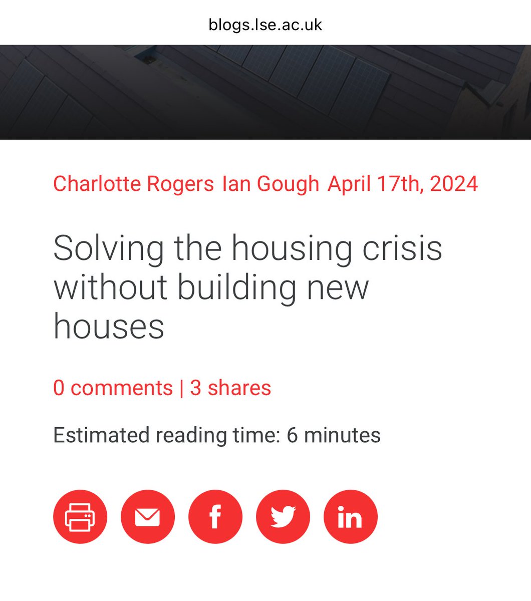 This article from the London School of Economics is quite possibly the worst housing policy analysis I’ve ever seen. What’s their magic solution that gets around the law of supply and demand?