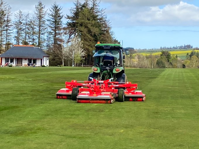 On full display is the versatility of a Snake mowing the fairways after a long wet winter for many. We don't need to say anymore, the images say it all. #PoweringPerformance #versatile #golf #golfmower #fairwaymowing #costsavings #clubasset