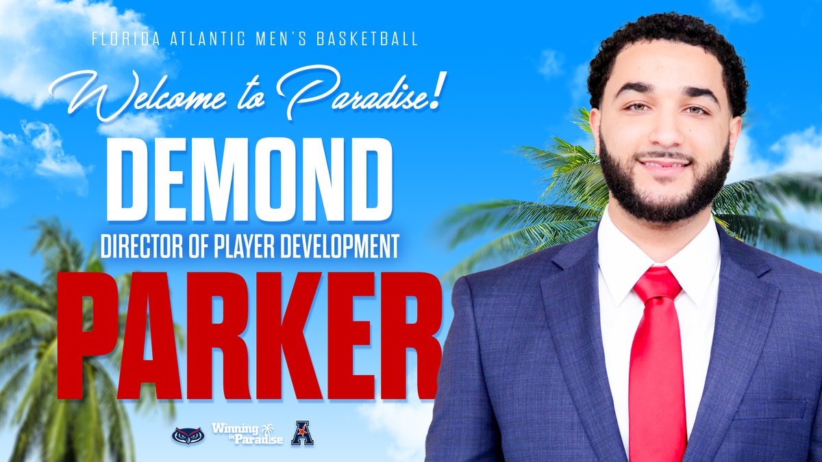 FAUMBB's tweet photo. Men's Basketball Hires Demond Parker as Director of Player Development

Full release: https://t.co/HW8YSOm2m7

#WinningInParadise https://t.co/96288cGzEO