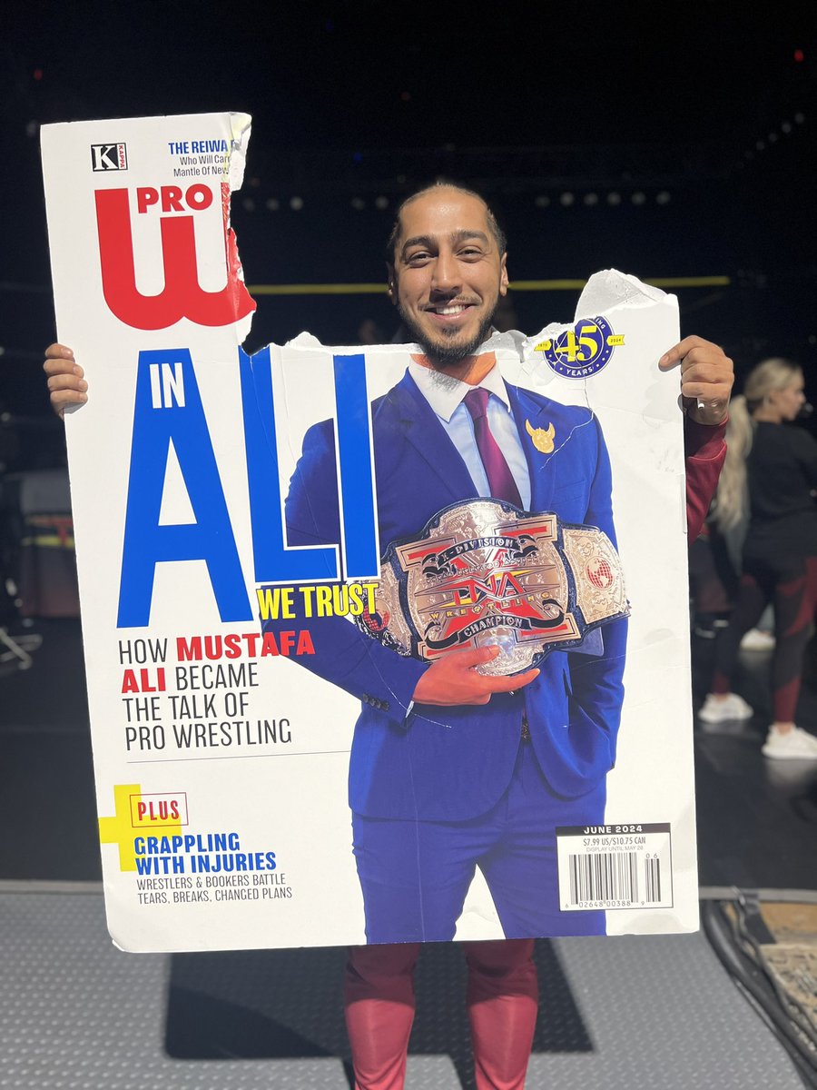 I have been getting texts all day from friends and family seeing @OfficialPWI magazine for sale in stores. I just want anyone out there, a dreamer, that is scared to take the leap…close your eyes, take a deep breath and jump. You’re gonna fly. 📸 @gailkimITSME