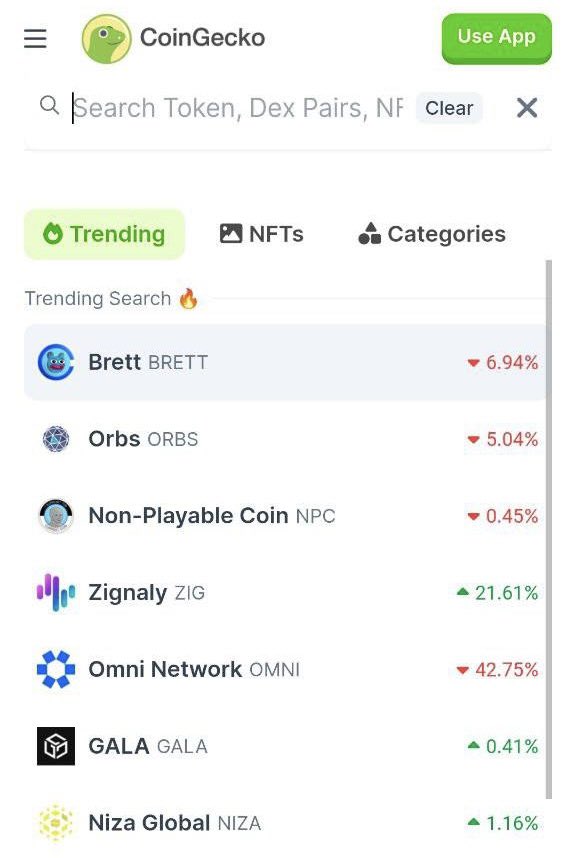 💥BOOM! #ZIGChain and Zignaly trend 🌍 on X and @coingecko! 

Huge thanks to the $ZIG Community and our incredible Ecosystem Partners for making the launch event a resounding success! 🚀

ONWARD & UPWARD…