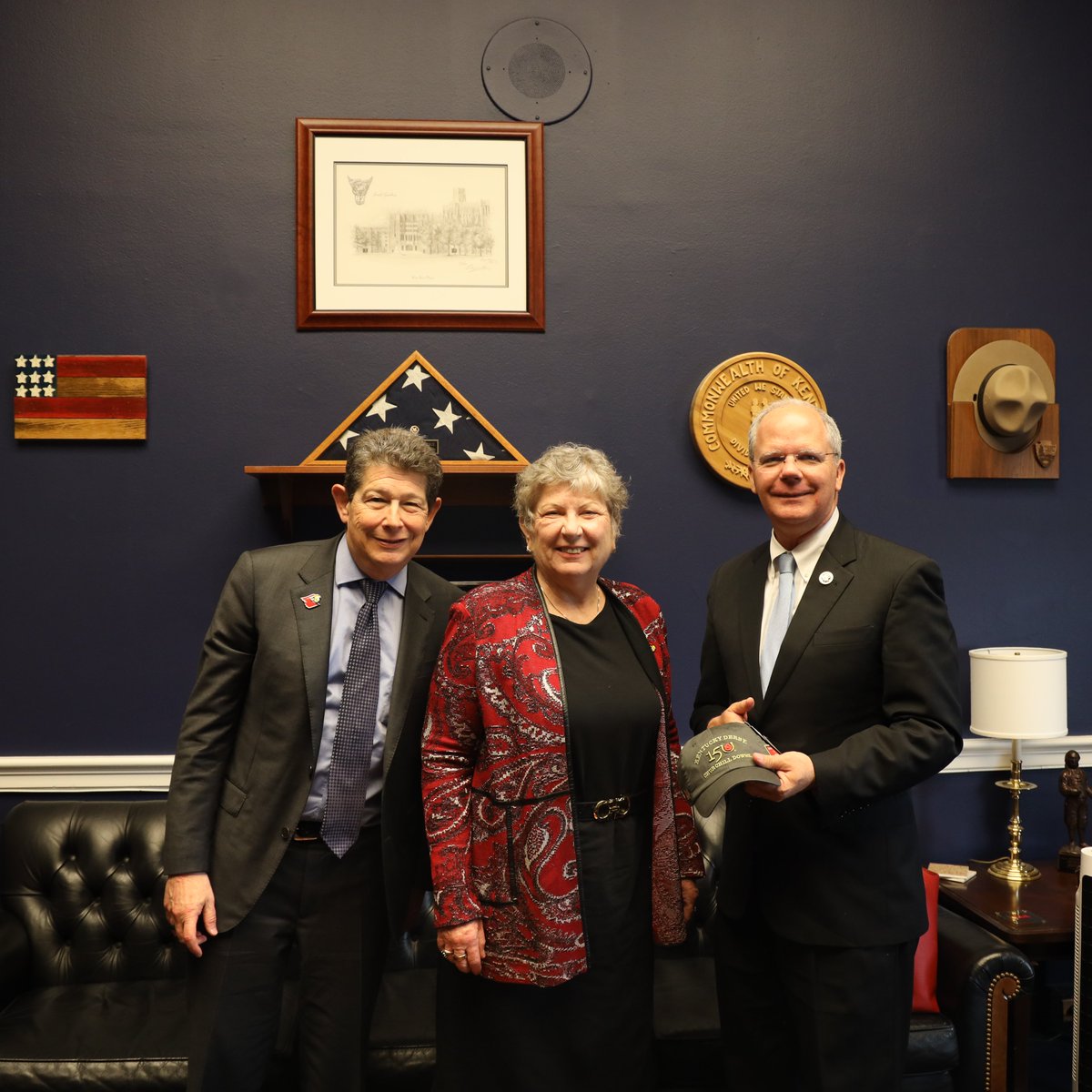 This week I met with the President of @uofl Dr. Kim Schatzel and Dr. Jon Klein, to talk about how they’re working to fulfill their mission to educate our next generation and how @housecommerce is working to solve outstanding issues surrounding Name, Image, and Likeness with…