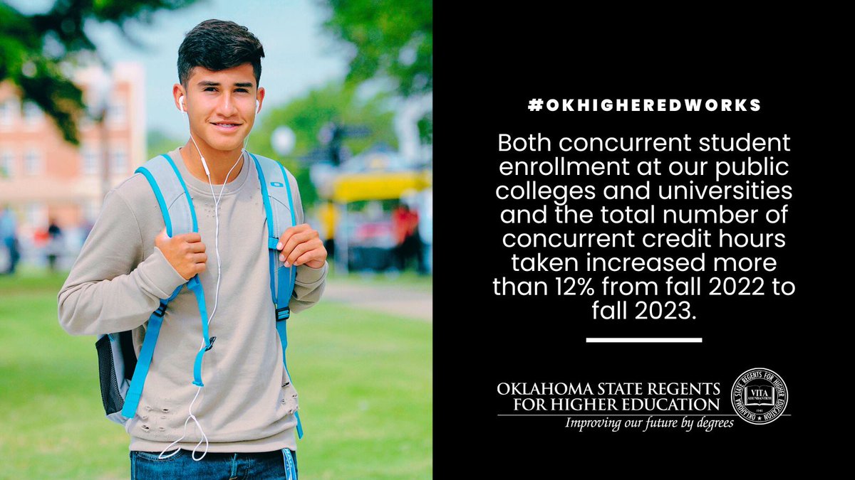 Learn more about concurrent enrollment!

🔗: bit.ly/2oDDyNP | #OKHigherEdWorks