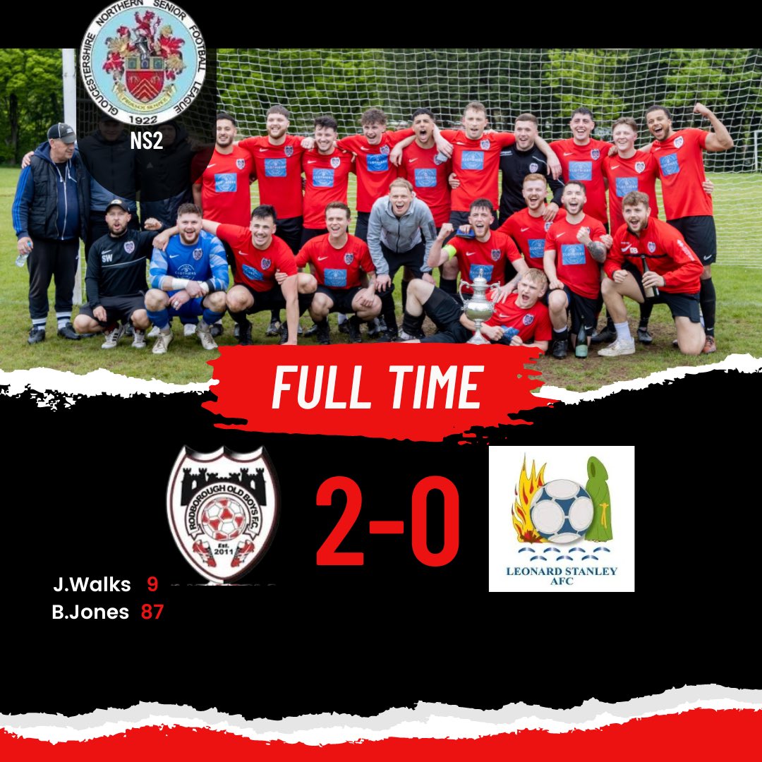 1st Team PROMOTED into NS1 as they make it back to back promotions huge achievement for everyone involved. ⚫️🔴⚫️🔴🕺 <a href="/GNSLOfficial/">GNSL</a> <a href="/BasePyramid/">BaseofthePyramid</a> <a href="/FootyGlos/">GlosFooty</a> <a href="/Stroud_News/">Stroud News</a>