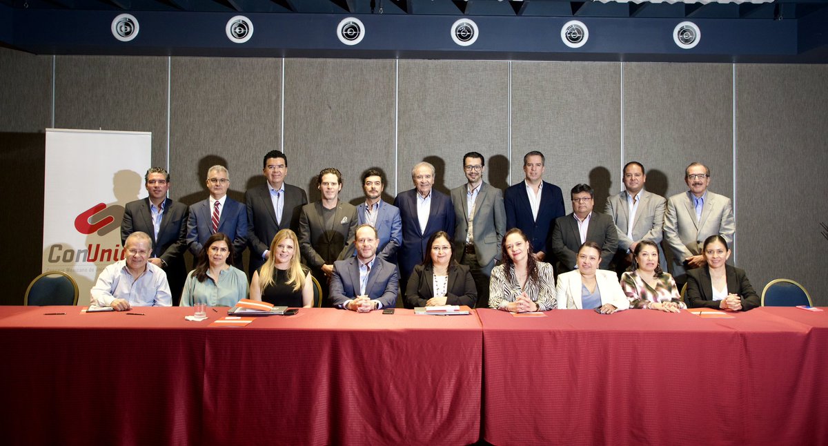 ConUnionOficial's tweet photo. Agradecemos la asistencia de las Uniones de Crédito asociadas a nuestra Asamblea General Ordinaria. ¡Hasta la próxima! https://t.co/wnQJ39Gnwc