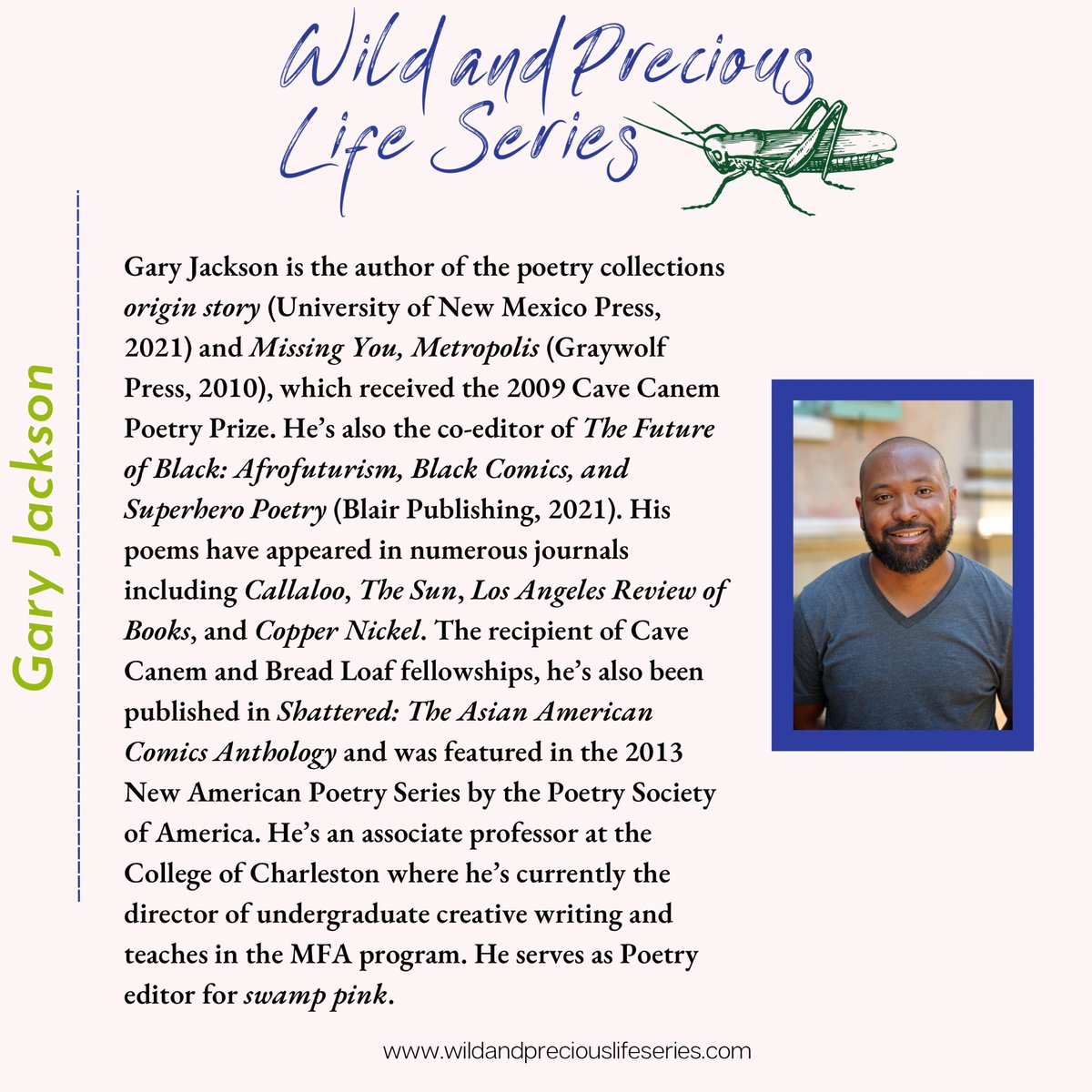 The WPLS is celebrating #nationalpoetrymonth w/ a prompt a day! Prompt 17 is from WPLS former featured reader Gary Jackson. 

#poetryprompts #poets #poetry #poetrycommunity #poetrylovers