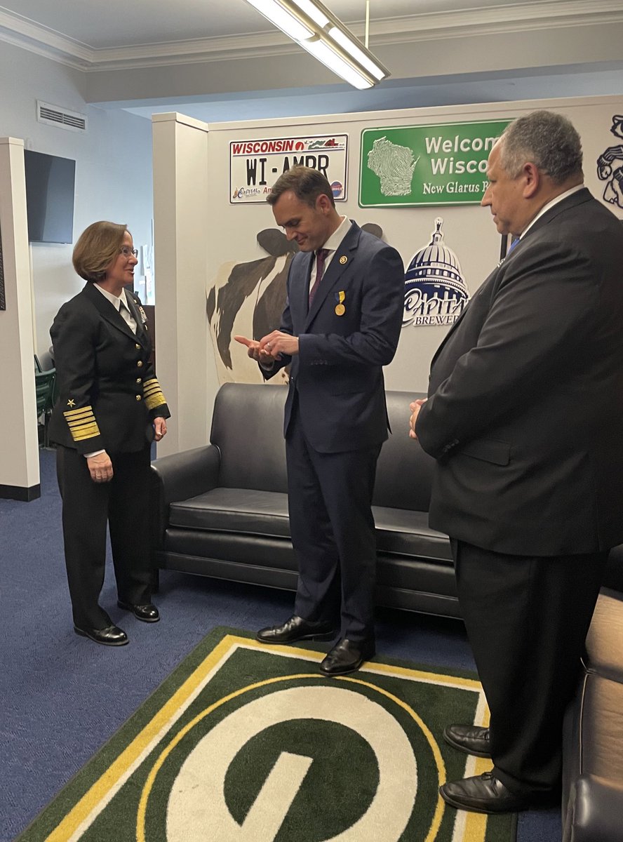 Today, the Secretary of the Navy presented Rep. Gallagher with the Navy Distinguished Public Service Award, the highest honorary award that the U.S. Navy can bestow upon a civilian not employed by the Navy.