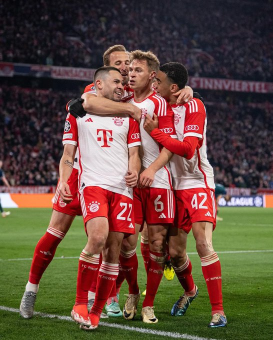 UEFA Champions League: Bayern Munich 1-0 Arsenal (3-2 Aggregate) Arsenal have once again been knocked out of the Champions League by Bayern Munich. #HapaNdipo