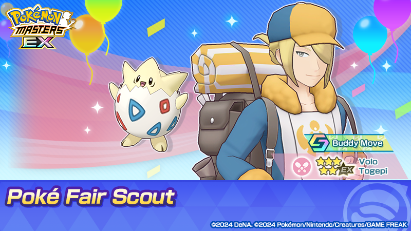 The Volo Poké Fair Scout ends on April 17 at 10:59 p.m. PDT! This field sync pair can use Sinnoh Solidarity to increase the Physical Moves ↑ Next and Special Moves ↑ Next effects of all allies by one rank and create Sinnoh Circle (Defensive)! #PokemonMasters