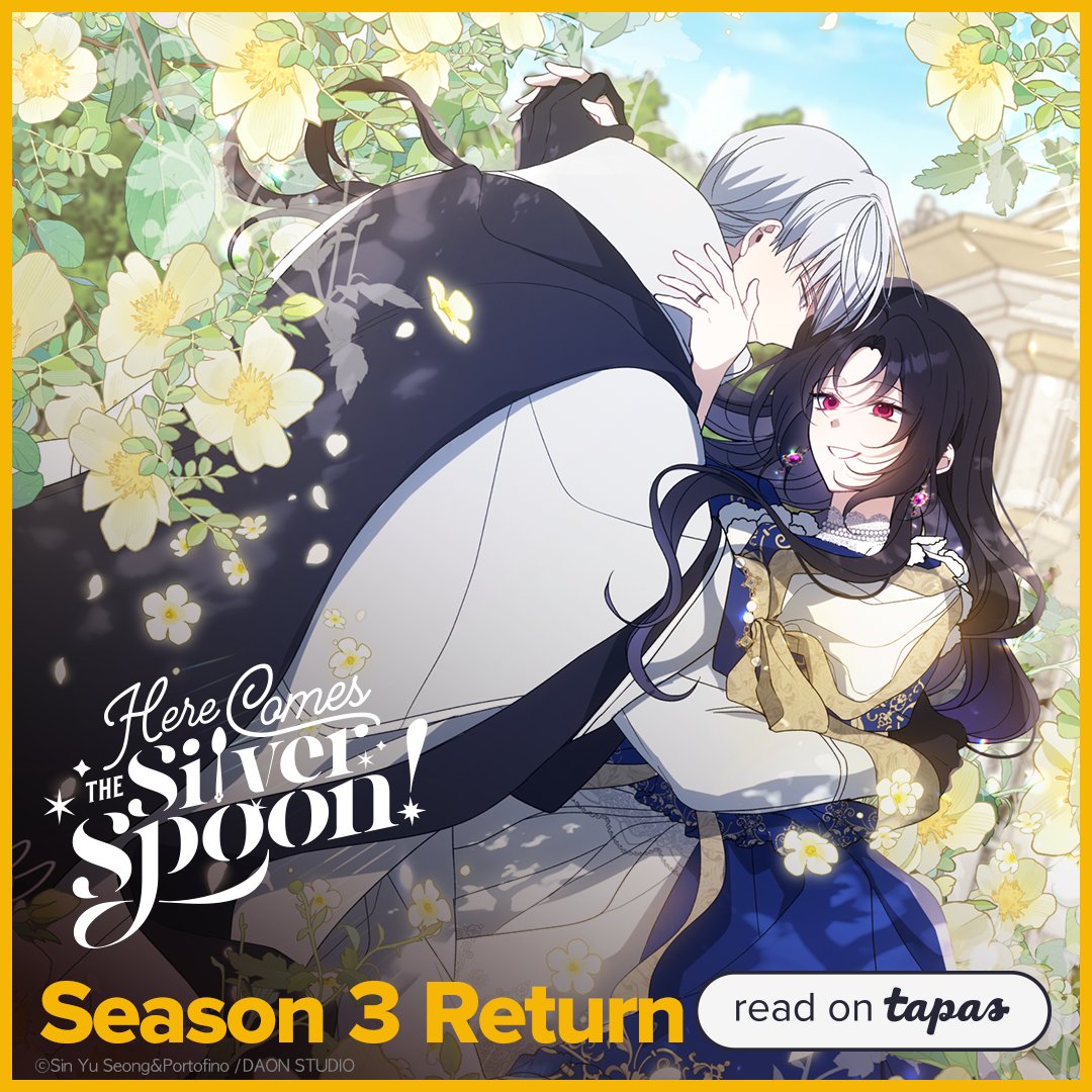 #HereComesTheSilverSpoon If it’s a race to the altar… then I’m going to win! ▶️ bit.ly/3Uqoxkt #Tapas #Manhwa #ManhwaRecommendation #RomanceFantasy