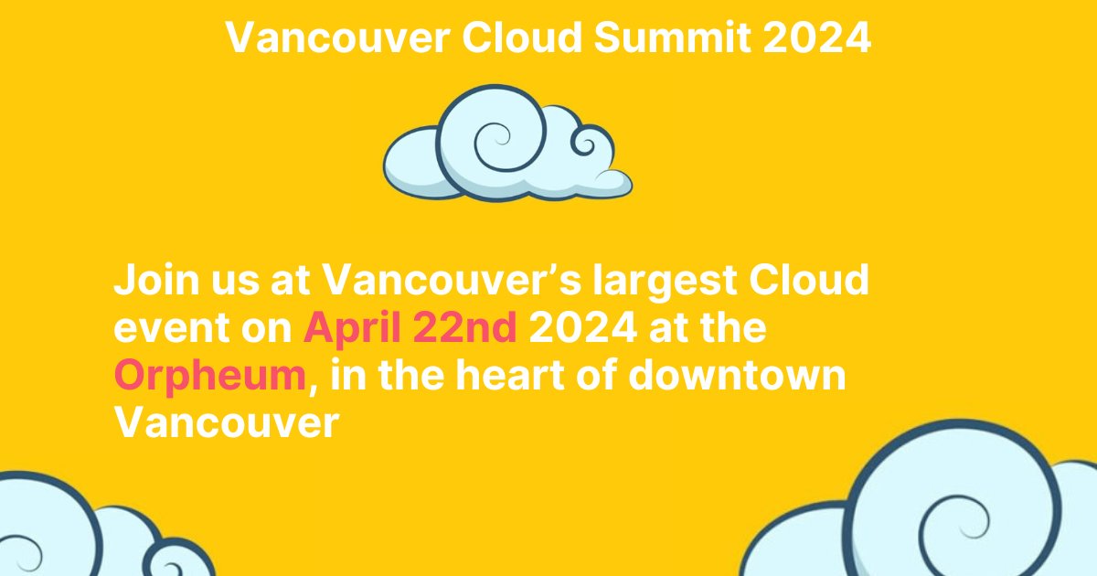 .@SUSE will be a part of the Vancouver Cloud Summit! Join us on April 22 at the Orpheum Theatre in #Vancouver, where the brightest minds in #cloud will collide, collaborate, and catalyze the future. Can't wait to see you there! 🔗 okt.to/xpS13n | @PublicCloudNews