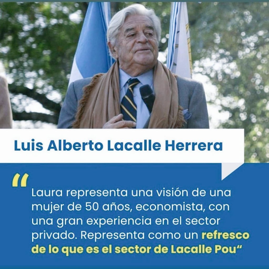 paulojrobledo's tweet photo. "Uniendo voces en apoyo a .@lauraraffo  una líder con visión y experiencia. 
¡Es tiempo de renovación y progreso para todos!  #HagamosHistoria 🇺🇾" https://t.co/J28TAD5T5N