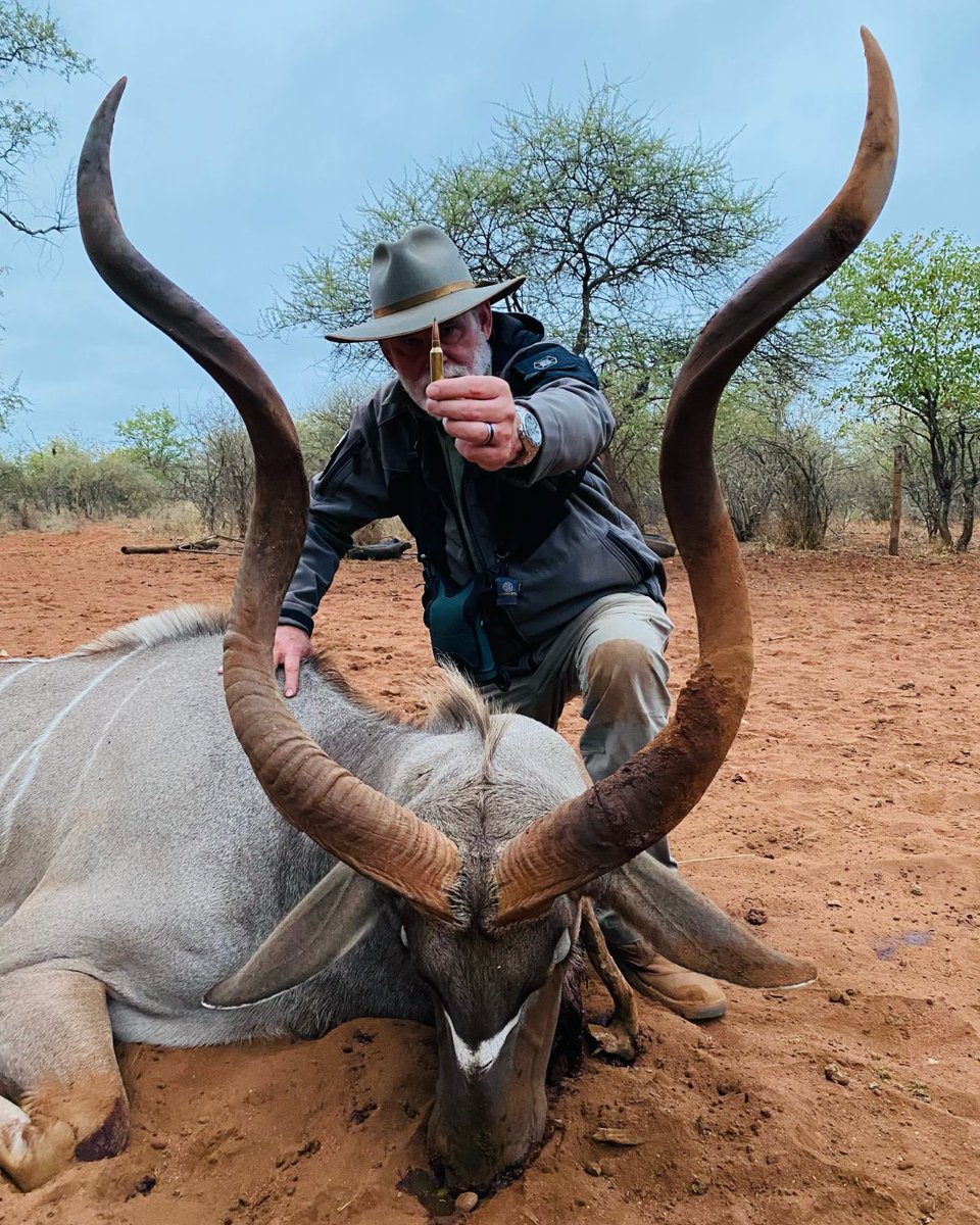 Quite a critter. @EmptyCasesRM with a nice Kudu bull. What's on your safari bucket list? #safari #kudu