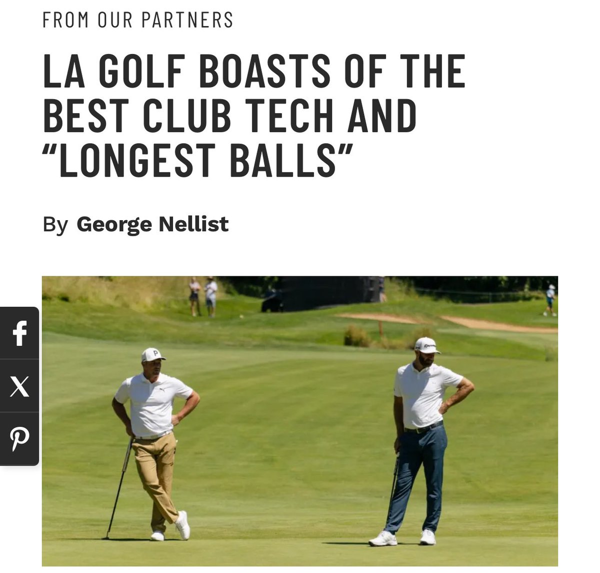 LA GOLF BOASTS OF THE BEST CLUB TECH AND “LONGEST BALLS” By George Nellist Read Article: muscleandfitness.com/features/from-… #lagolf #golf #golfballs #golftech