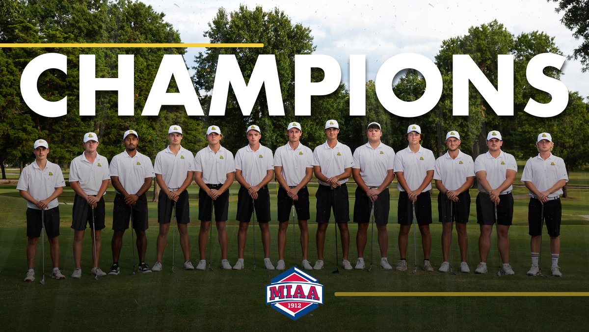 mssugolf's tweet image. 🚨🚨 BACK-TO-BACK MIAA And Regular Season Champions 🚨🚨

Missouri Southern Men's Golf claims their second consecutive MIAA and Regular Season Championship with a five stroke lead at the 2024 MIAA Men's Conference Championship!