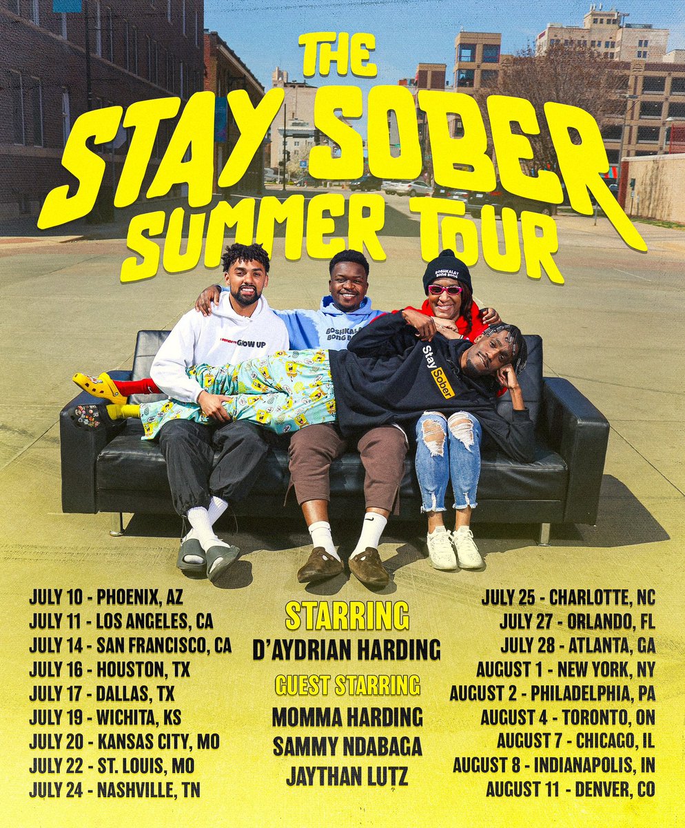 daydrianharding's tweet photo. I’m so excited that I’m going on tour this summer with the gang! Tickets are available only at https://t.co/DaR9c7HOAz 💛🖤 https://t.co/HgZ5k6tZjK