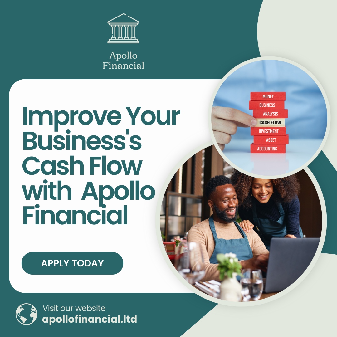 ApolloFSG's tweet image. Unlock the financial support you need to keep your business thriving. 

Our tailored solutions are designed to boost your cash flow and fuel your growth. 

#InvoiceAdvance #BusinessLending #BoostYourCashFlow #StartupSupport #FinanceMadeEasy