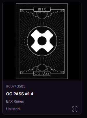 Giving away 1 BitX OG PASS 🎁

Like + RT + Tag 2 friends ✅

Winner will be picked in 24 hours ⌛️
