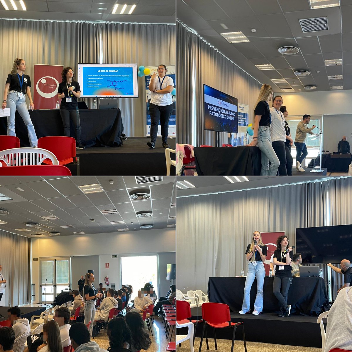 En la Semana Europea de la Juventud,  hemos participado el 16 de abril en las jornadas organizadas por el <a href="/AytoAzuqueca/">AyuntamientoAzuqueca</a> hablando de la prevención en juego de azar online.
Más de 200 alumnos/as han  compartido sus experiencias.
#ideorama #semanaeuropeadelajuventud