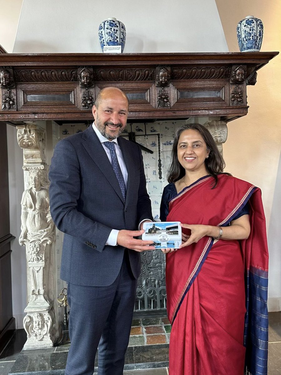 Thank Mayor of Arnhem HE Ahmed Marcouch @ahmedmarcouch for a fruitful discussion regarding potential cooperation in energy, education, research, digital tech & culture. Appreciate the Mayor’s warm welcome & contribution to strengthening people to people ties. @reenat_sandhu