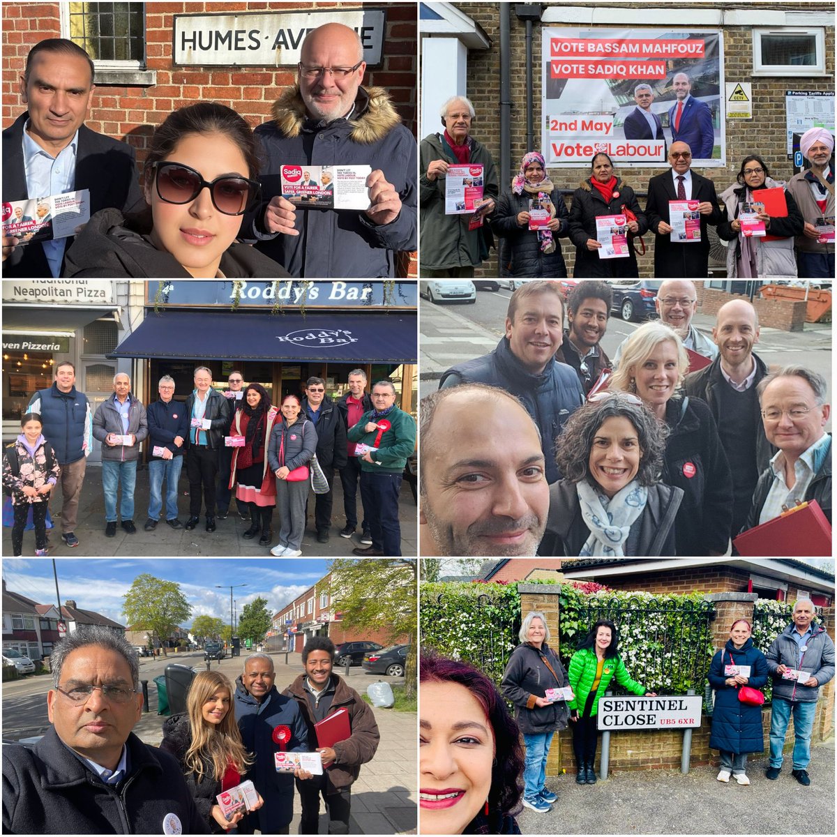 ✉️🗳️ POSTAL VOTES HAVE DROPPED✉️🗳️ The first votes of the election have been cast! Energised by the smiles of so many, who were delighted to say they've used all 3 votes for Labour 🌹 🗳️ @SadiqKhan for Mayor 🗳️ @BassamMahfouz for Ealing & Hillingdon 🗳️ Labour for London Assembly