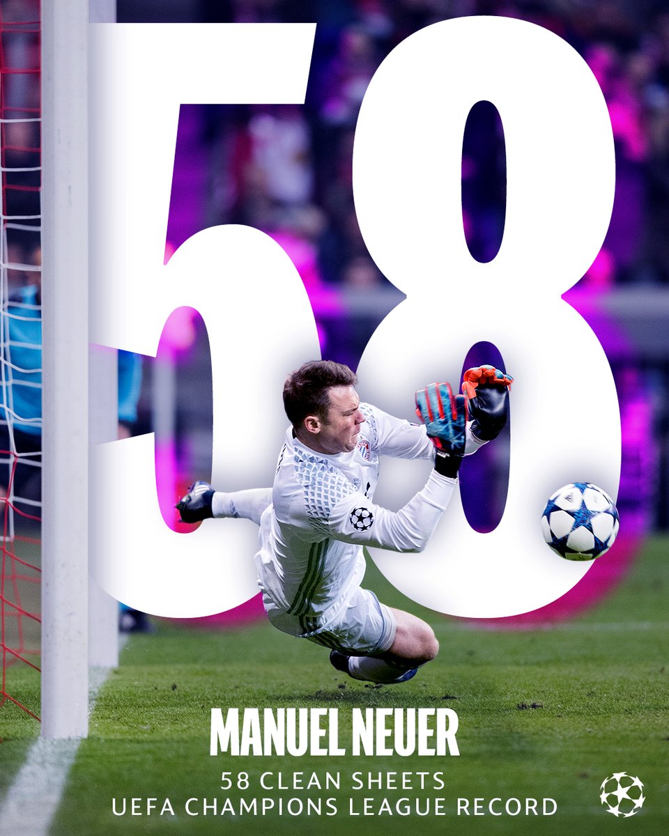 New Champions League record 🚨 Manuel Neuer makes history ✨ #UCL