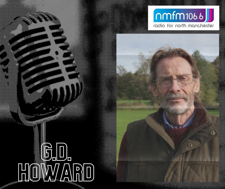 🎙️ #OnAir now... I'm talking to G.D. Howard on Hannah's Bookshelf. 🎙️ #interview #localradio