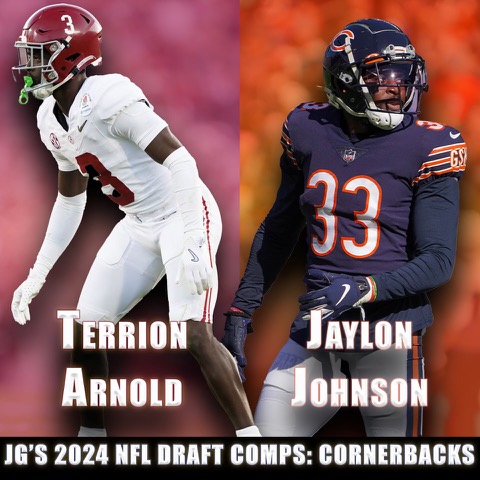 WTPlayPodcast's tweet photo. Here are @spooky__jay's CB comparisons for the #NFLDraft2024. For more analysis, check out this video:
https://t.co/xB8cEvn3G5 https://t.co/uSBe4HI0Ed