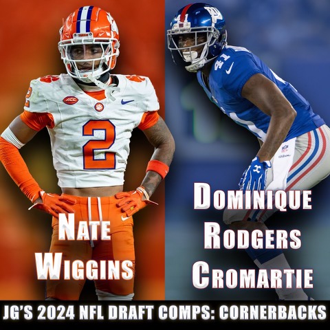 WTPlayPodcast's tweet photo. Here are @spooky__jay's CB comparisons for the #NFLDraft2024. For more analysis, check out this video:
https://t.co/xB8cEvn3G5 https://t.co/uSBe4HI0Ed