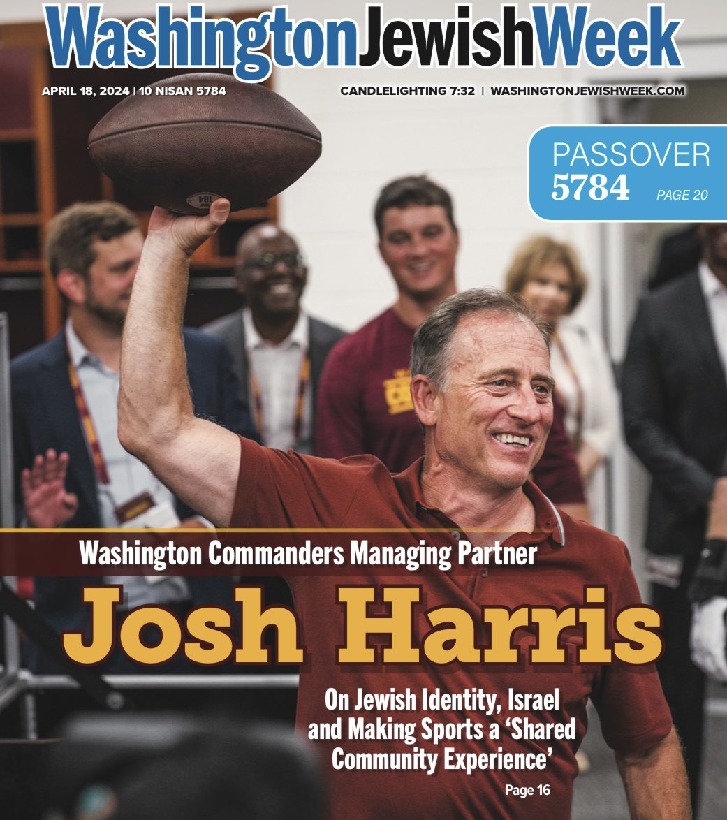 Washington Jewish Week (@wjweek) on Twitter photo Check out our feature story about <a href="/Commanders/">Washington Commanders</a> and <a href="/sixers/">Philadelphia 76ers</a> managing partner Josh Harris in this week’s issue of the Washington Jewish Week!
dmag.washingtonjewishweek.com/April-18-2024/… Check out our feature story about <a href="/Commanders/">Washington Commanders</a> and <a href="/sixers/">Philadelphia 76ers</a> managing partner Josh Harris in this week’s issue of the Washington Jewish Week!
dmag.washingtonjewishweek.com/April-18-2024/…