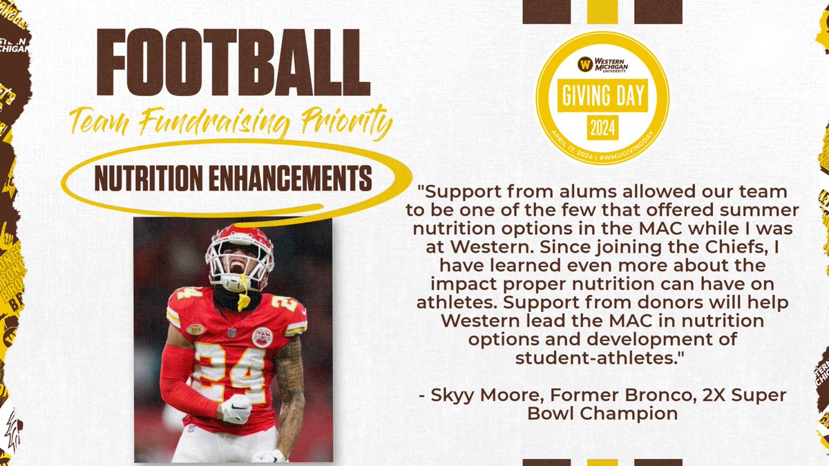 Still time to make a HUGE impact on our program! secure.wmualumni.org/athletics/s/gi… Spoken like a true champion!! #EAT