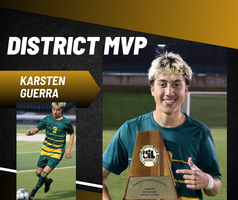 Congratulations to the 12-5A District MVP Karsten Guerra @karstenguerraa @LongviewISD
