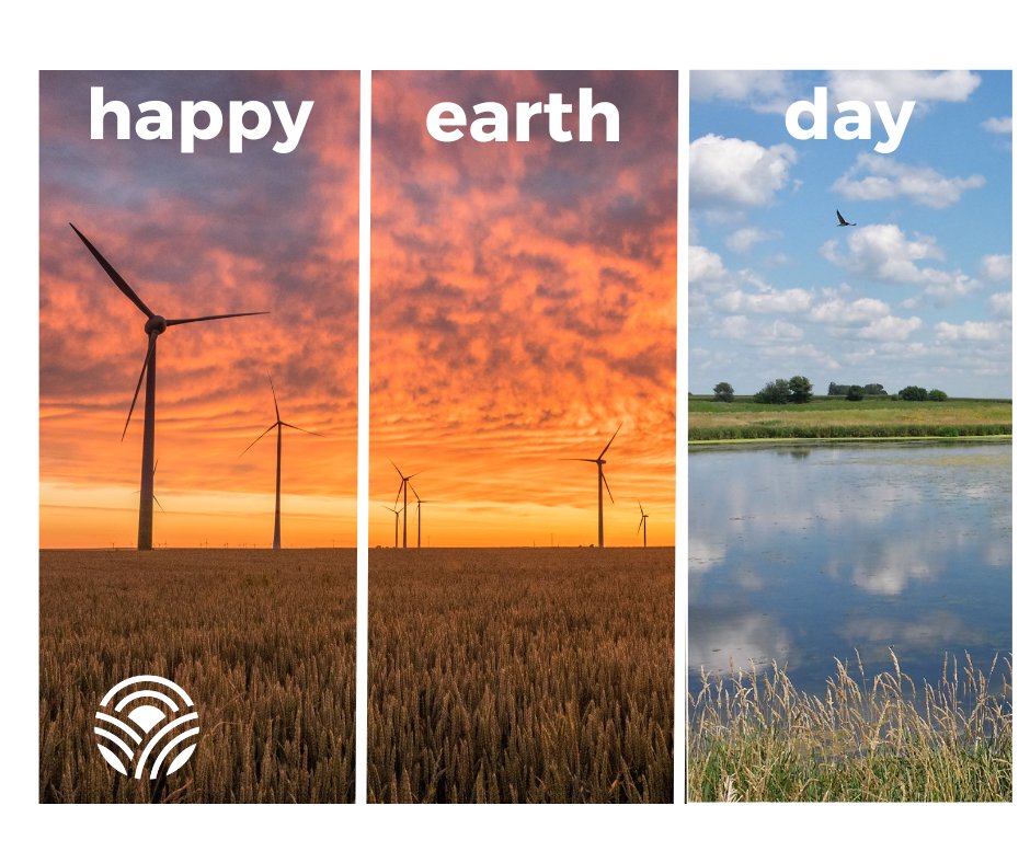 Happy Earth Day! Iowa farmers do much to care for their soil, water, wildlife and other natural resources on their land, today and every day! #IowaAg