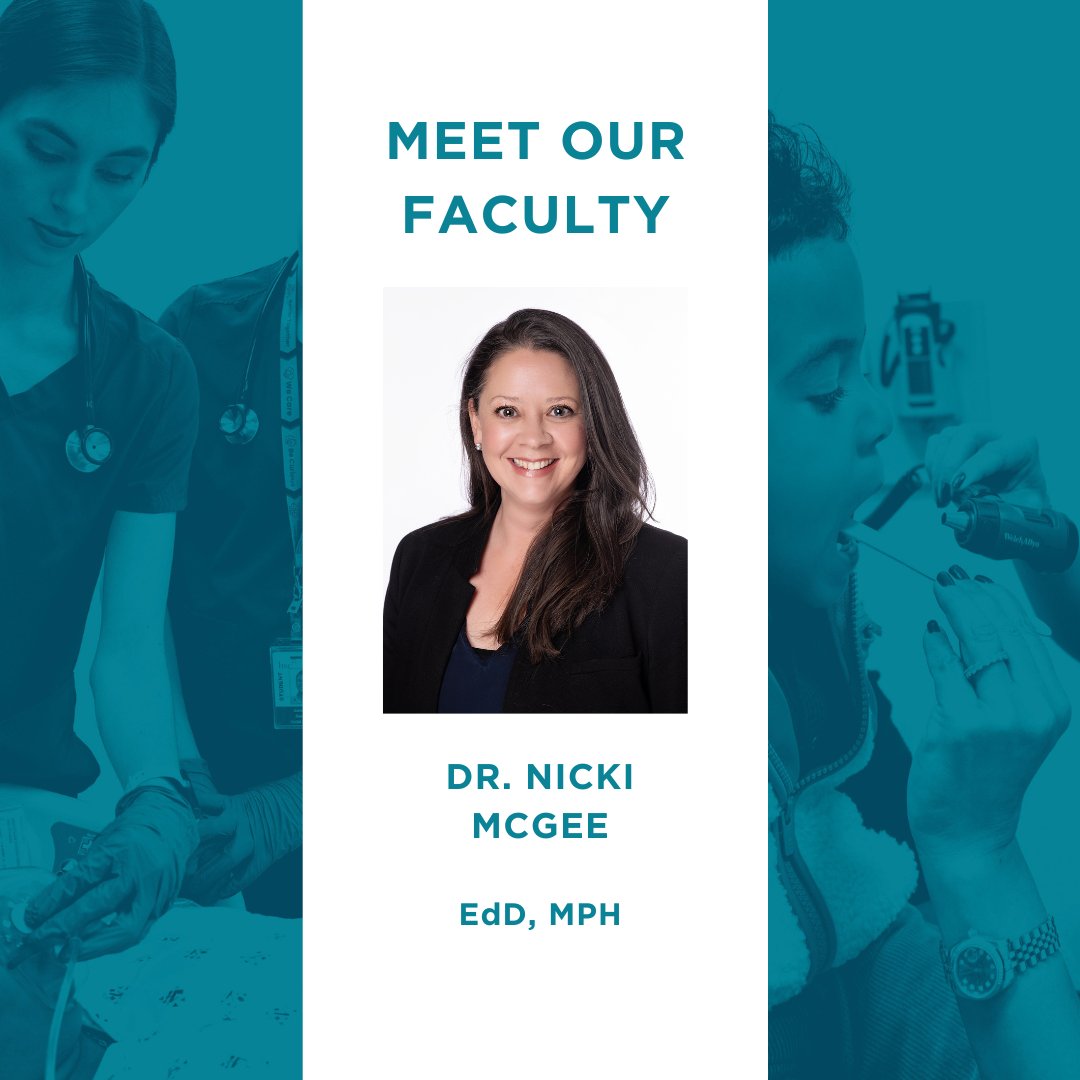 UNTHealthCON's tweet photo. Meet Dr. Nicki McGee, Executive Director for Student Success &amp; Assistant Professor for HSC's College of Nursing! She will lead the College of Nursing's peer mentorship program &amp; support faculty development. Learn more about our faculty and programs at https://t.co/od7RiYTZal. https://t.co/MjqYr1MHWF