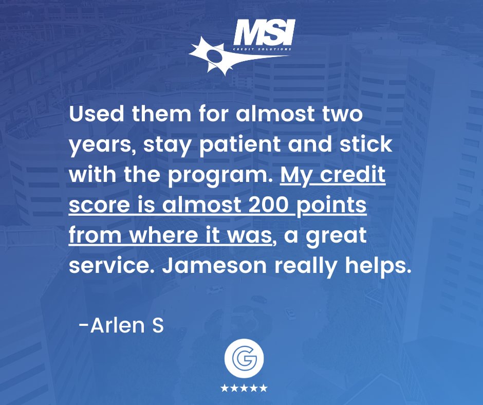 ⏳ Patience Pays Off! 📈🚀 Over almost two years, our dedicated team, led by the exceptional Jameson, has helped achieve nearly a 200-point increase in credit scores. Stay committed, and watch your credit soar to new heights! 🌐💙