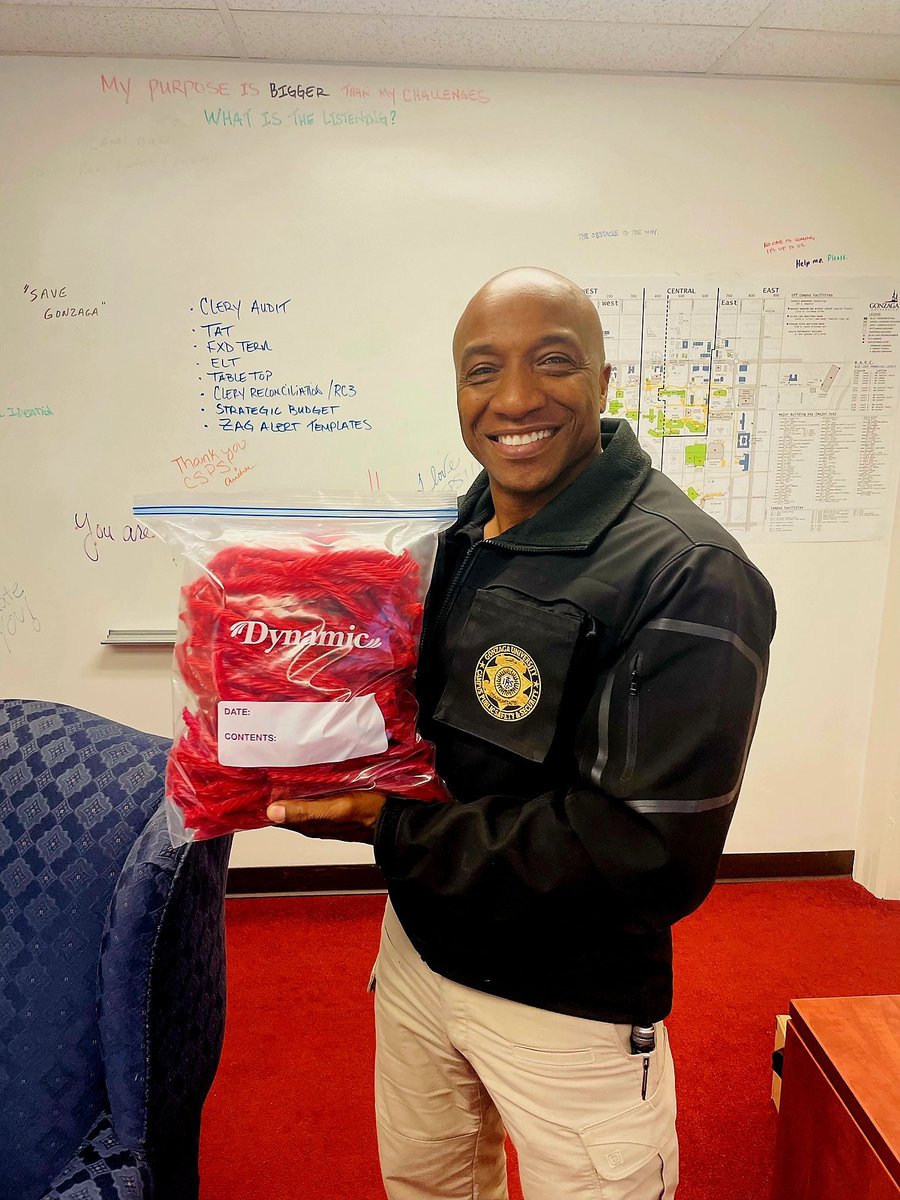 Besides our students, this is what keeps me going at @GonzagaCSPS. @RedVines to the rescue! Gotta love a boss who knows your favorite. #PeaceLoveVines #campuscandy #Wednesdayvibe 🍬