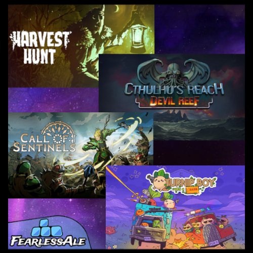 FearlessAle18's tweet photo. 🔹 Hoy 22:45hs Arg / 19:45hs Méx, probamos HARVEST HUNT, CTHULHU'S REACH DEVIL REEF, CALL OF SENTINELS, y TURNIP BOY ROBS A BANK.

👉 https://t.co/eQK5pBHlBd
👉 https://t.co/FMv10ixutN

#callofsentinels #HarvestHunt 
#CthulhusReachDevilReef #TurnipBoyRobsABank #indiegame #twitch https://t.co/bWmApfSrrw