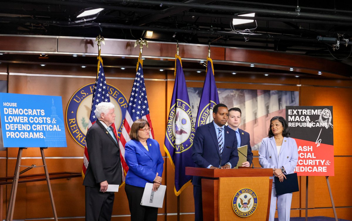 House Republicans' budget plan imposes draconian cuts to Medicare & Social Security and would raise healthcare costs for millions of Americans. House Democrats — and the American people — will oppose it at every turn.