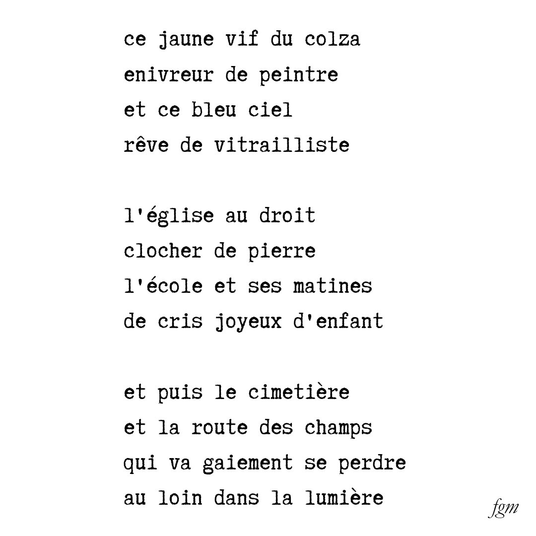 #poésie #poetry LE VILLAGE