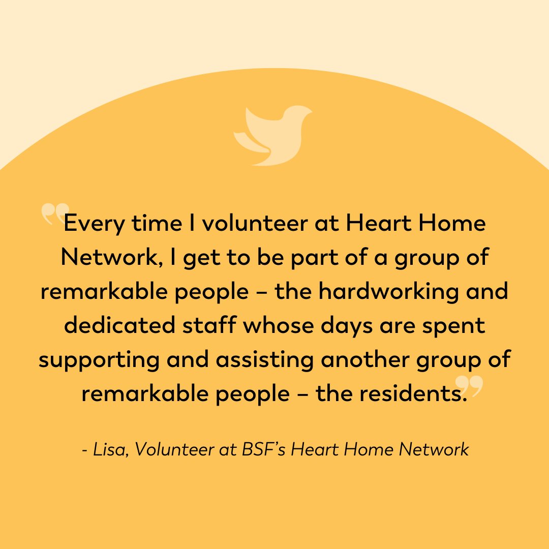 Happy National Volunteer Week!  

In celebration of National Volunteer Week, we asked Heart Home Network volunteer, Lisa, a few questions about being a BSF volunteer. Read more at: thebsf.ca/about-the-foun…