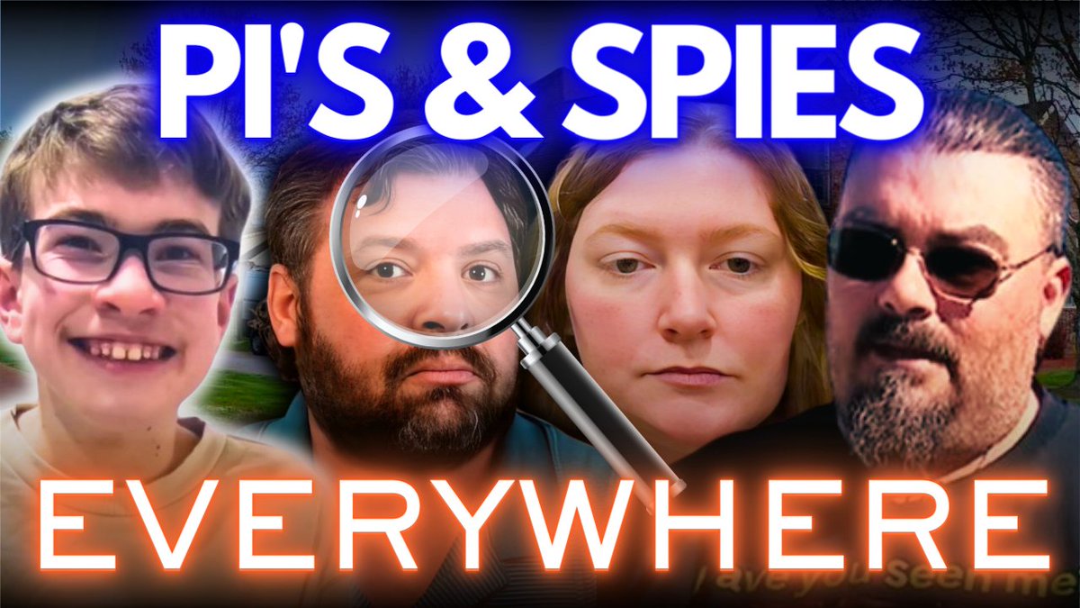 🚨 LIVE NOW 🚨
Seth Rogers has reportedly hired another PI after working with several already. Now there's chatter that Katie & Chris Proudfoot might hire their OWN PI.
Also people spying on the Proudfoots practically 24/7.
PI'S & SPIES EVERYWHERE 👇
youtube.com/live/jB15P4a_D…