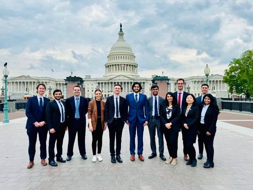 The first Capitol Hill day for many Massachusetts radiology residents, of many to come. Safe travels and see you again next year!  #RadRes #RADvocacy #ACR2024 #ACRHillDay24 @MassRadSoc @ACRRAN