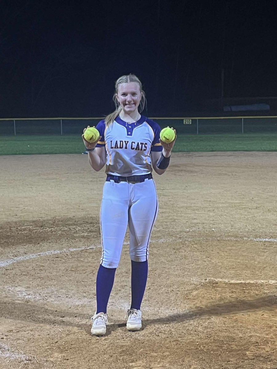 2 absolute bombs from our freshman, Layla Alcorn last night!!