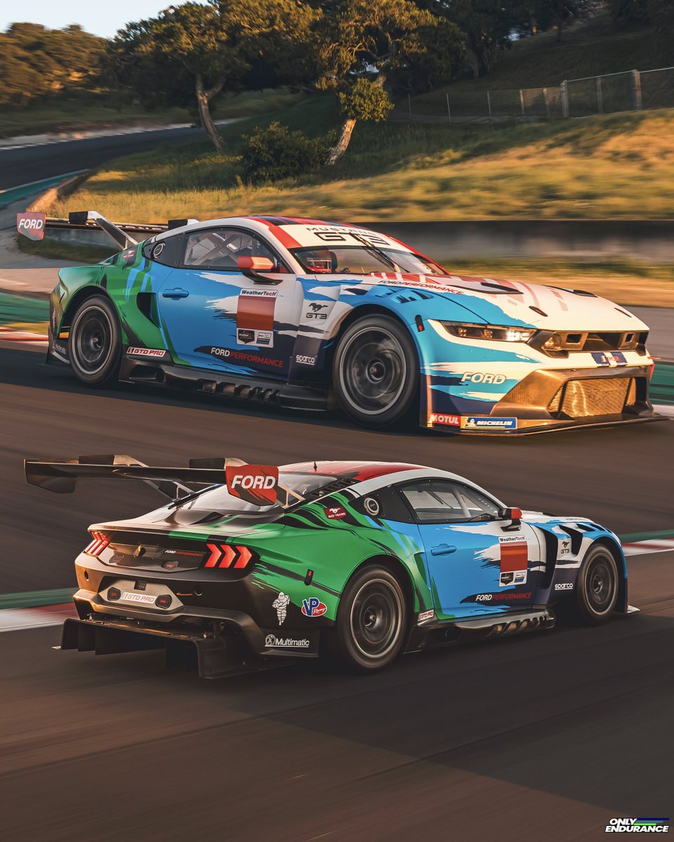 onlyendurance's tweet photo. Ford reveal special livery for Laguna Seca and Detroit 🤯

Ford and Multimatic have revealed a special livery design to celebrate 60 years of the iconic Mustang name.

WHAT DO YOU THINK?? 💬

@FordPerformance | #Ford #Mustang https://t.co/t4vWq63Qx9
