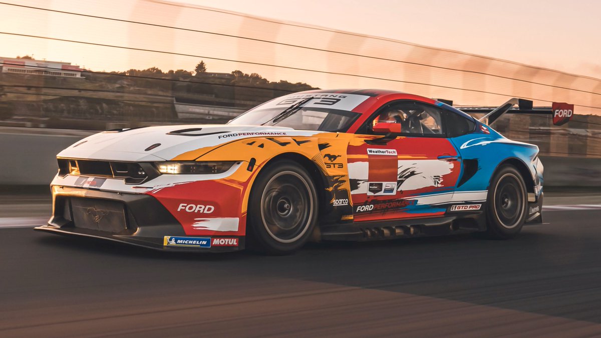 onlyendurance's tweet photo. Ford reveal special livery for Laguna Seca and Detroit 🤯

Ford and Multimatic have revealed a special livery design to celebrate 60 years of the iconic Mustang name.

WHAT DO YOU THINK?? 💬

@FordPerformance | #Ford #Mustang https://t.co/t4vWq63Qx9