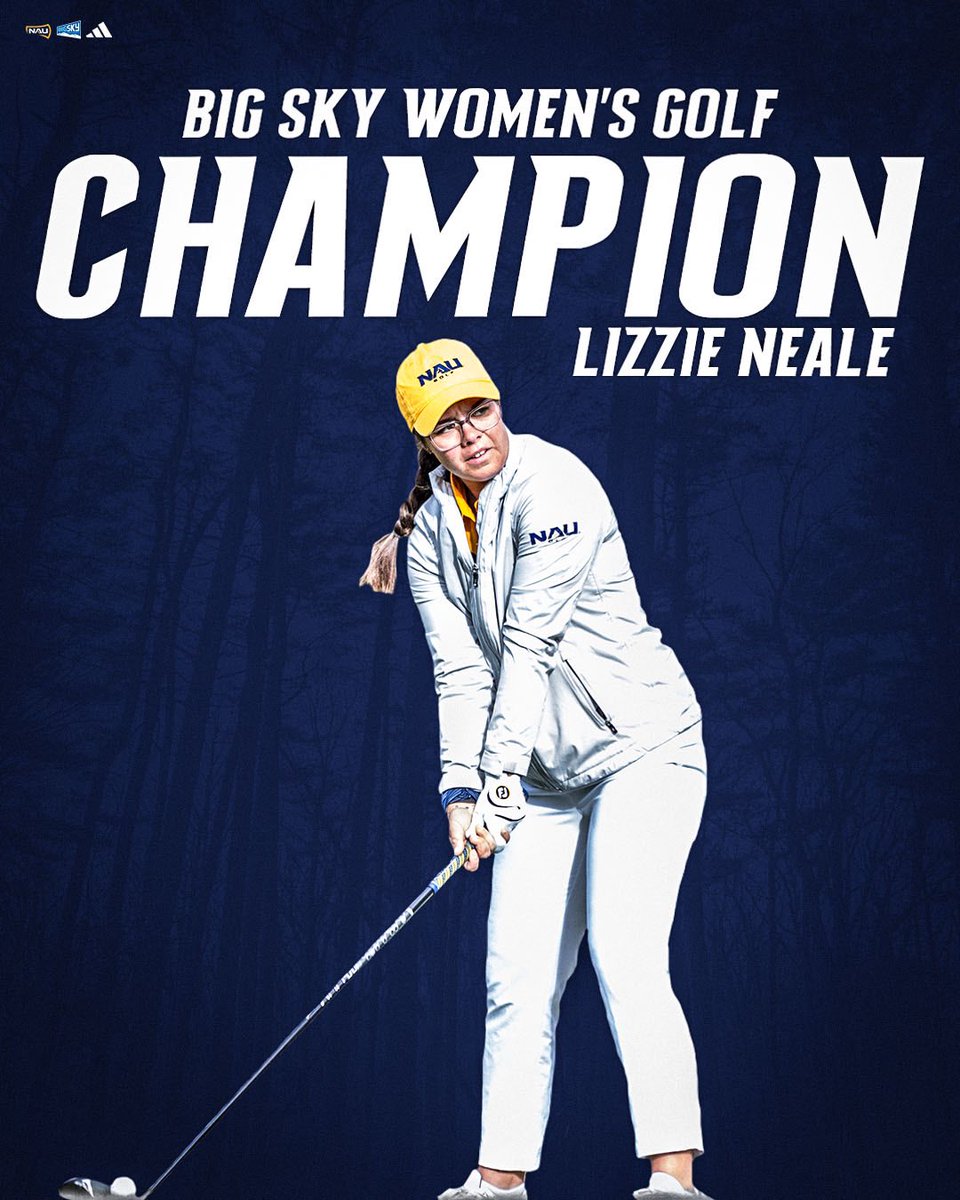 CROWN HER! 👑

The 2024 <a href="/BigSkyConf/">Big Sky Conference</a> Champion is a Lumberjack! 

Congratulations, Lizzie Neale! 

#RaiseTheFlag | #BigSkyGolf