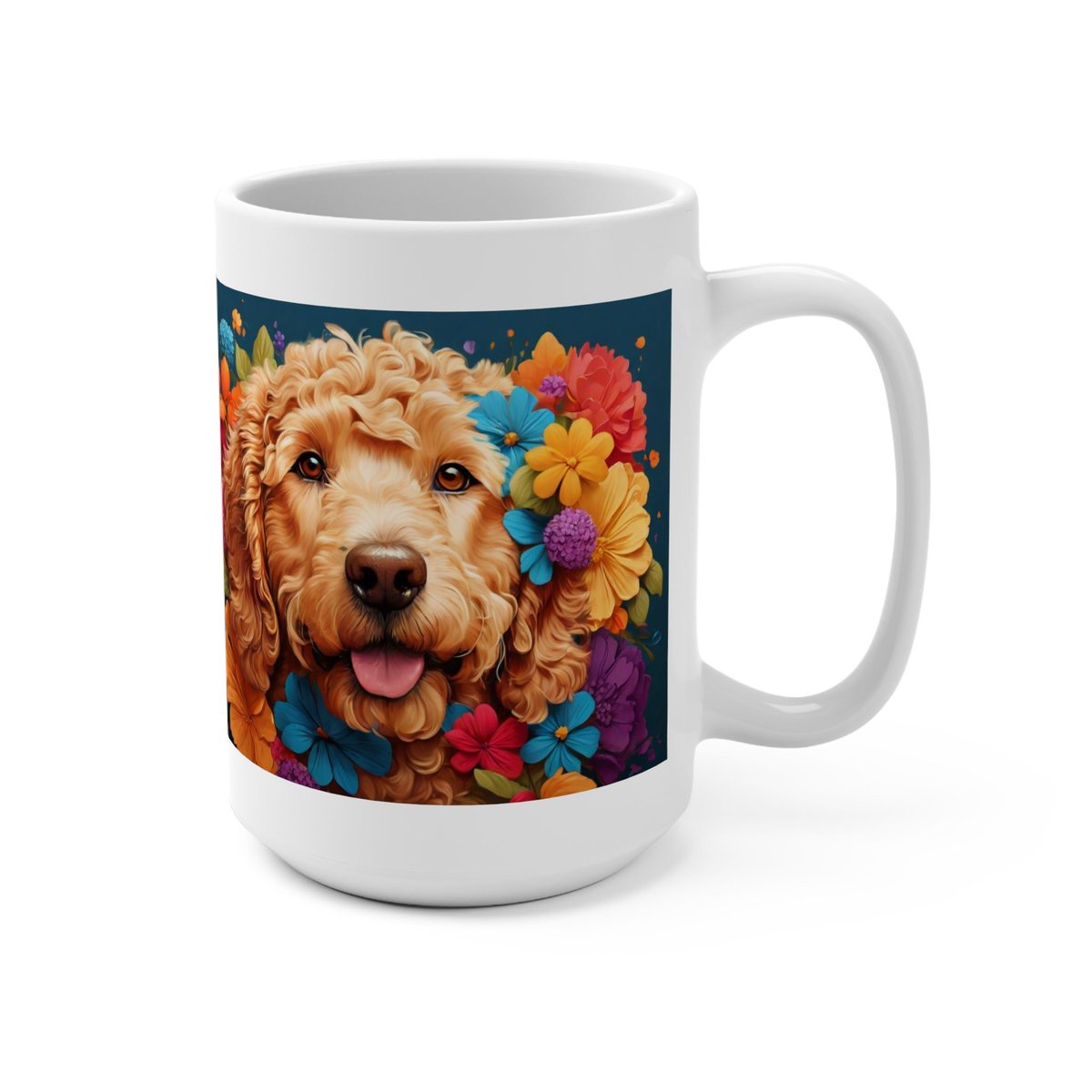 Golden #Doodle Lover #Coffee #Mug 15oz thehairydogstore.com/products/golde… #GoldenDoodle #bmecountdown @Saracom