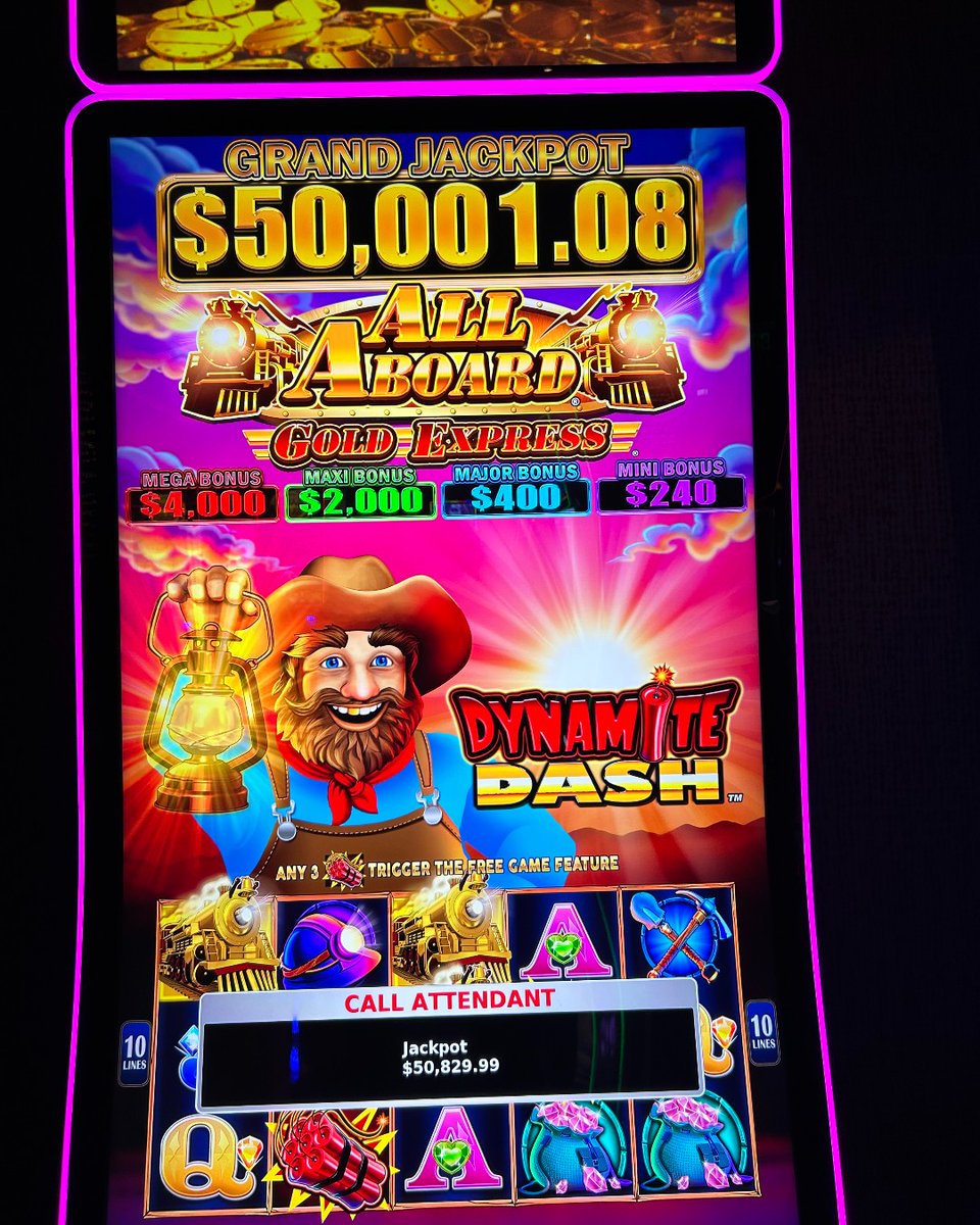 This $50,829.99 Jackpot is #DYNAMITE !💣 💣 💥 ⛏️ Gambling problem? Call 1-800-Gambler.