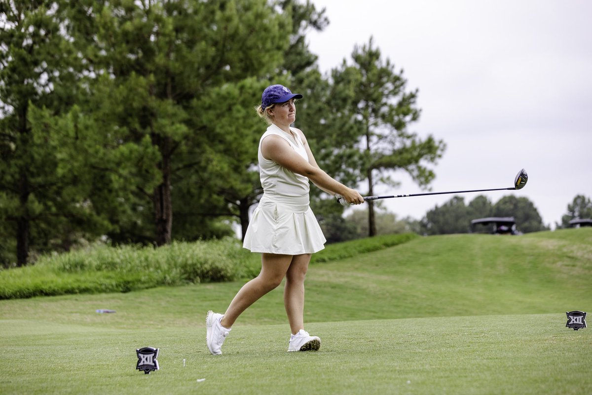 Practice Round vibes at Houston Oaks Country Club 🤌 #RockChalk | @Big12Conference