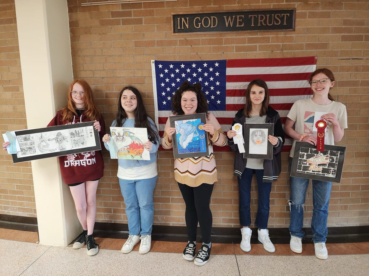 Congratulations to ACM Art Winners. Great job and wonderful art by each. #ExcellenceIs
